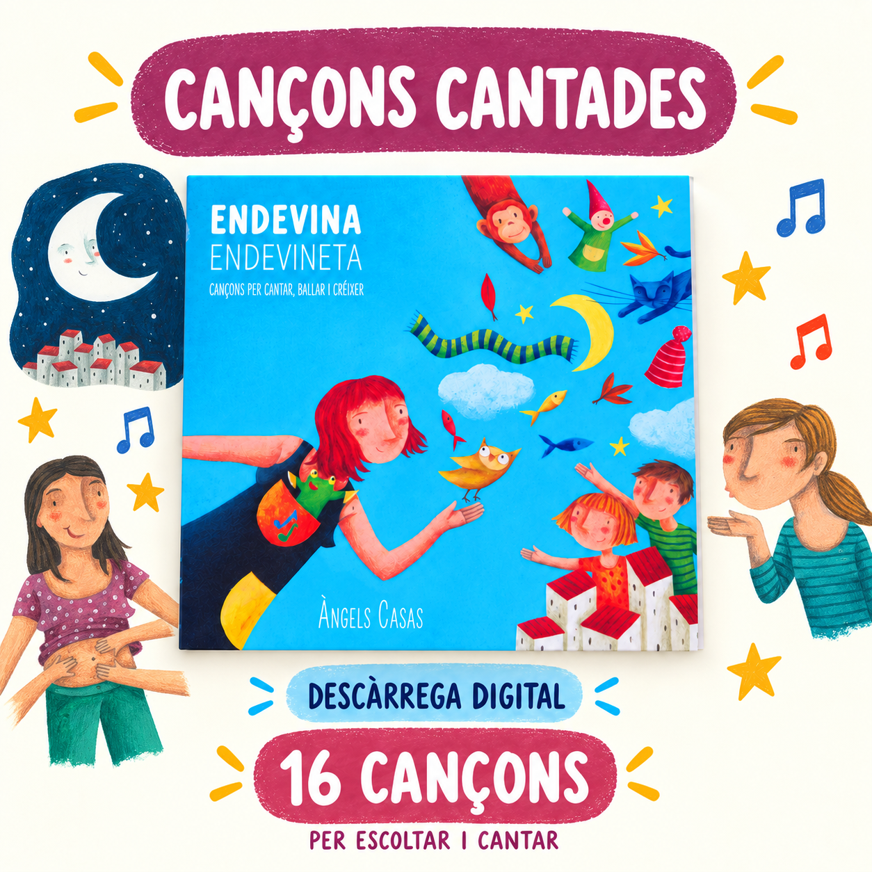 Endevina Endevineta amb 16 cançons infantils cantades